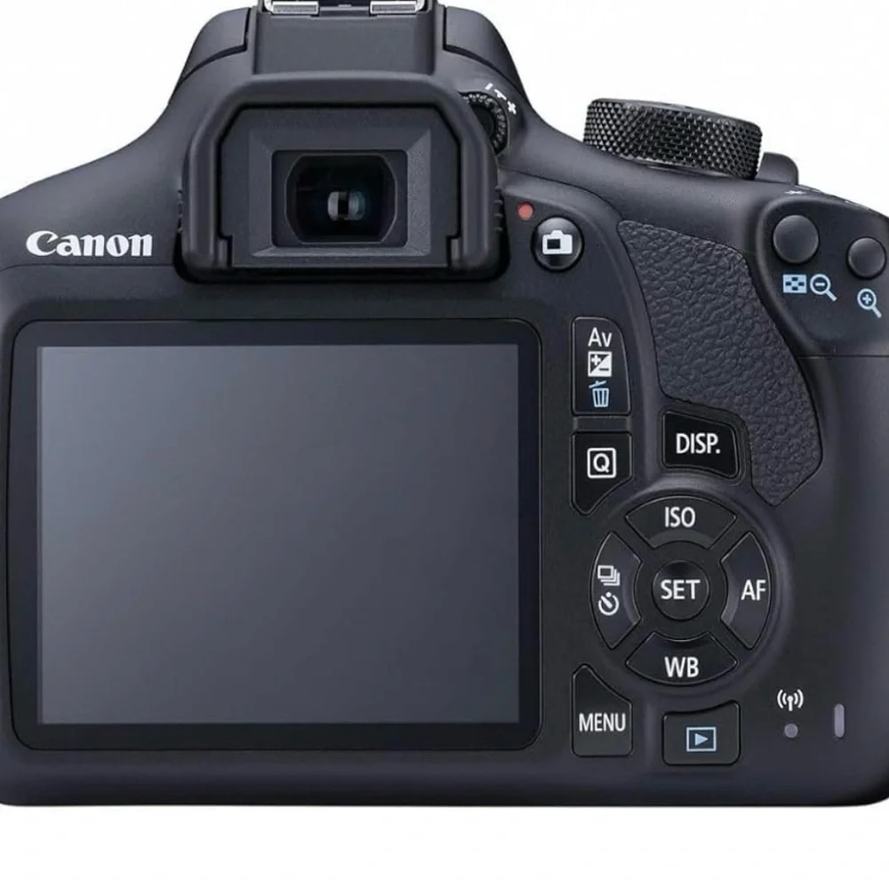 Canon Digital Camera with Interchangeable Lenses and LCD Screen with strap & bag